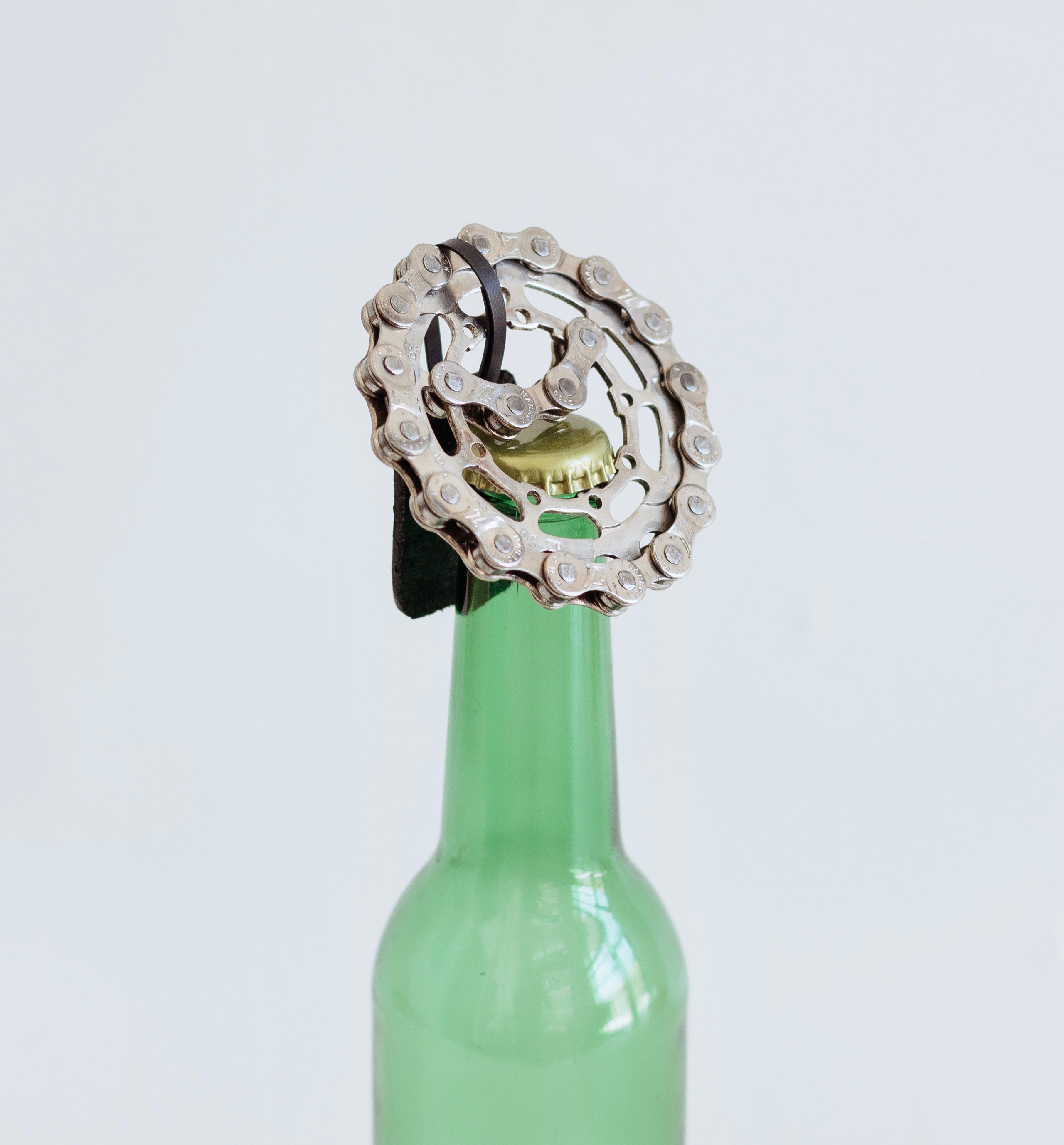 Bottle Opener Upcycled Bicycle Chain and Cog